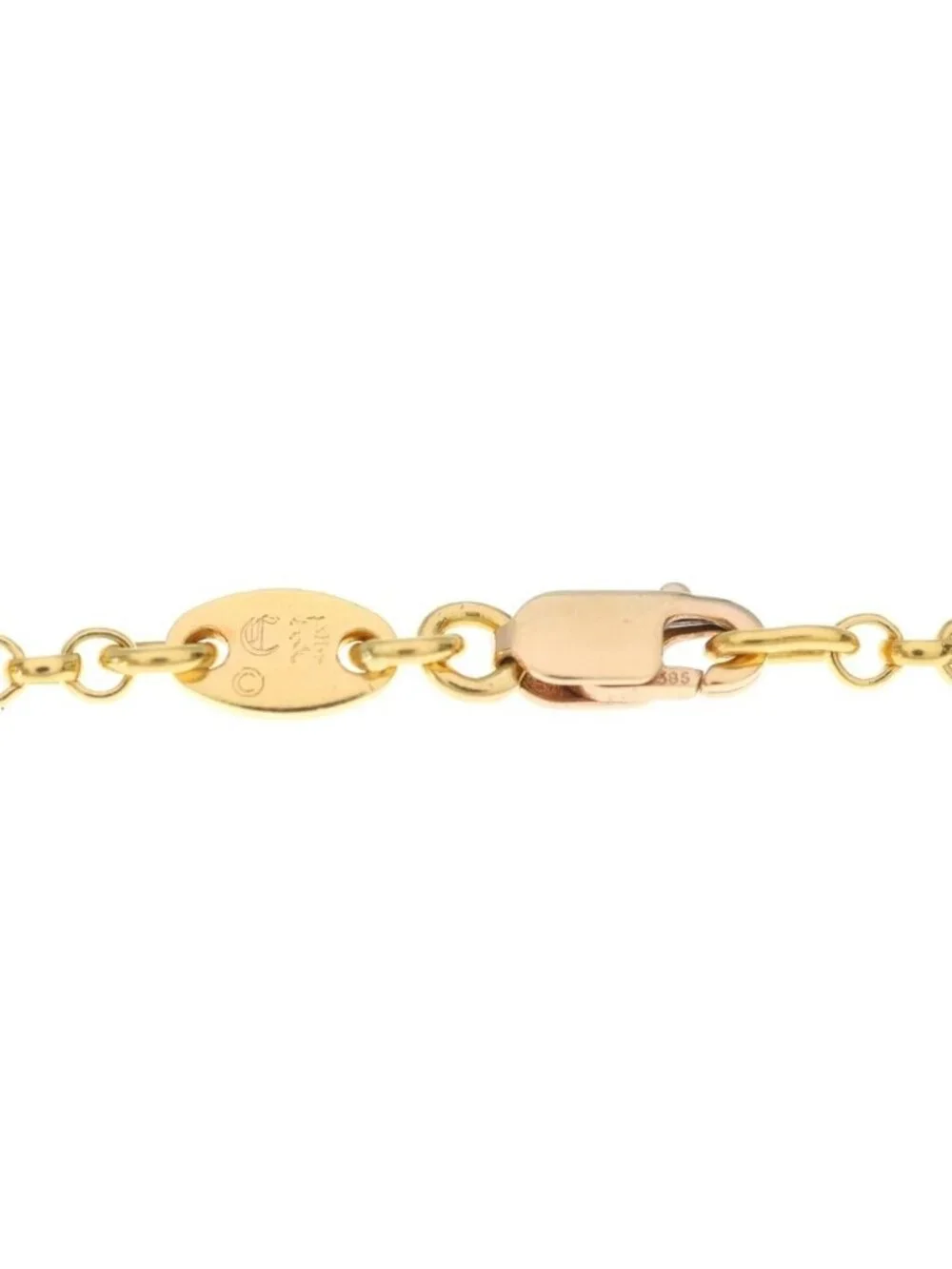 Chrome Hearts 22k Neckchain Roll Chain Necklace Gold